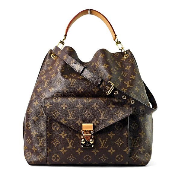 LOUIS VUITTON Metis Hobo Monogram 2 Way Shoulder Bag Tote Top Handle Strap LV - Picture 1 of 15